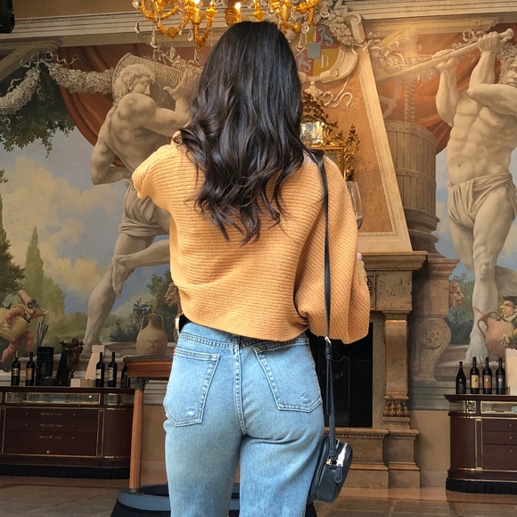 Forever 21 Soft Knit Sweater (Mustard Yellow) - Picture 2 of 7